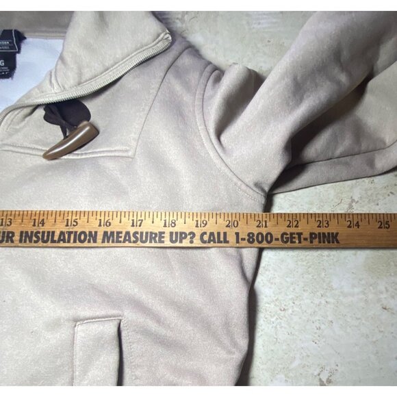 Ariat Beige Toggle Closure Womens Jacket L/G Polyester Sport Casual Comfort - Picture 4 of 9